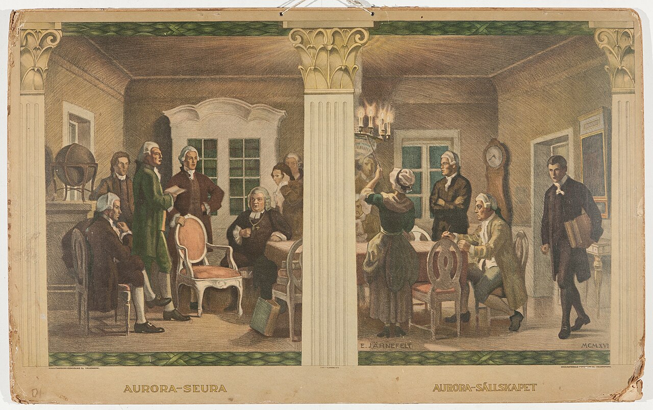 Aurora-seura vuodelta 1916. Wikimedia Commons.